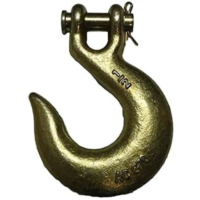 Ancra (880) 50019-13 Slip Hooks G70 - Zinc Plated - No Latch, 1/2", 9,000 lbs WLL