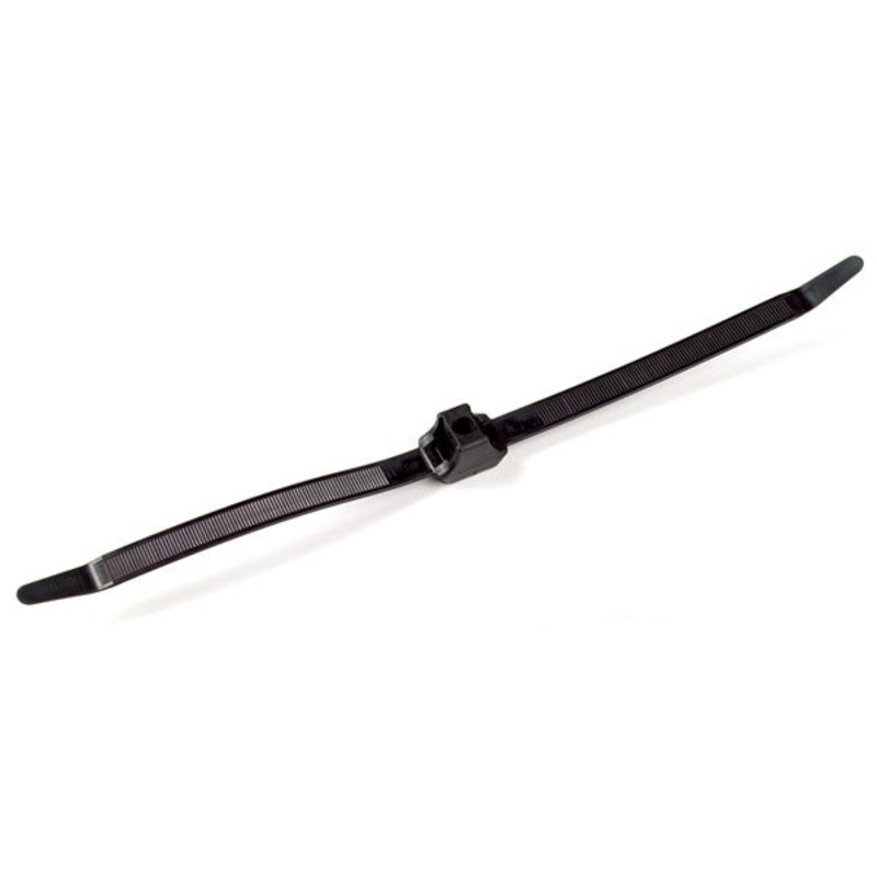 Grote (522) 85-6041 Nylon Cable Ties Releasable Dual Clamp, 19.2" Length, 2.3" Diameter, 10 Pack