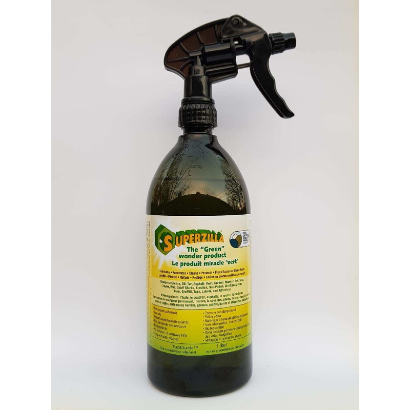 Superzilla (389) AP10-1L-1C 1- LITER BOTTLE WITH TURRET TOP AND TRIGGER SPRAY
