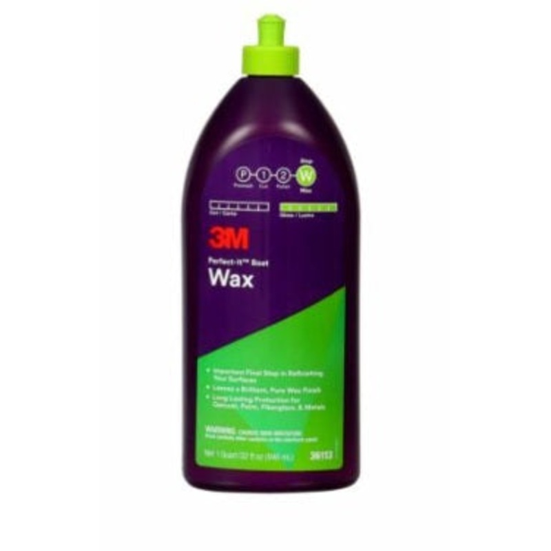 3M (815) 36112 3M Perfect-It Boat Wax, 473 ml, 36112, 3M Stock No. 7100110633