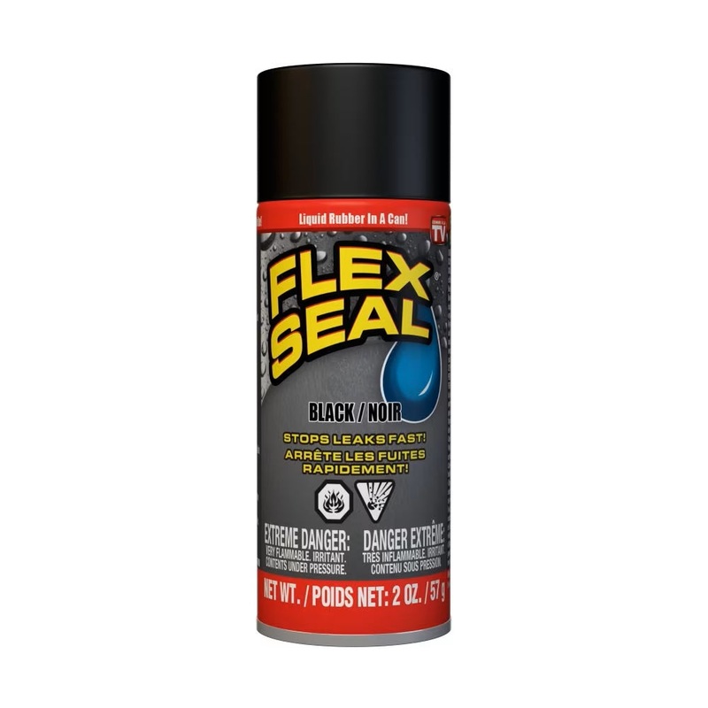 Flex Seal (239) FSBLKCMINI Black, 2 oz. Flex Seal Liquid Mini Liquid Rubber Sealant Coating
