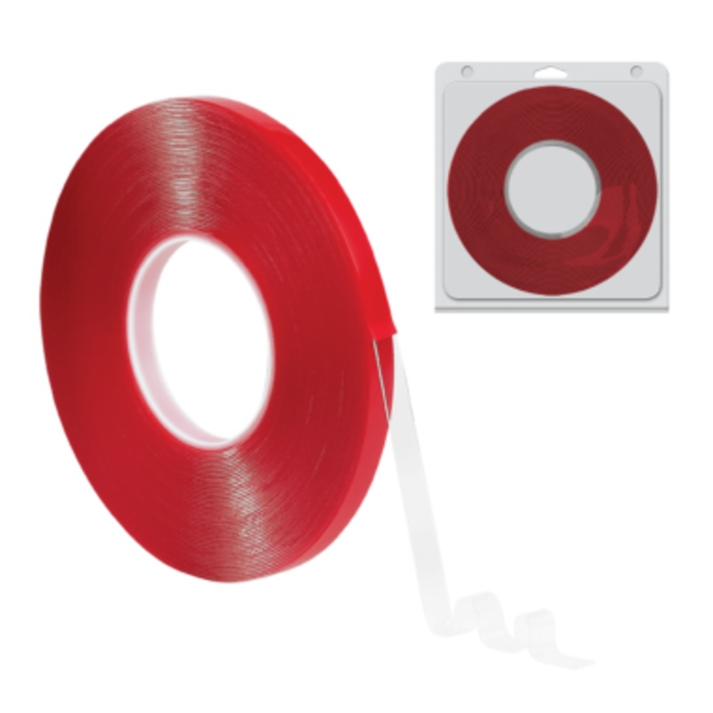 Pro Form (325) PF960 Clear Double Sided Acrylic Foam Tape, 6mm x 18m (1/4" x 60') 1.1mm (.04")