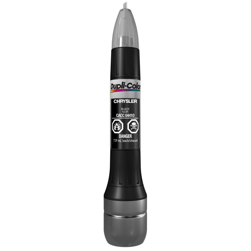 Sherwin Williams (435) CACC04410 Dupli-Color Scratch Fix All-in-1 Exact Match Automotive Touch-Up Paint, Black, 7.39 mL