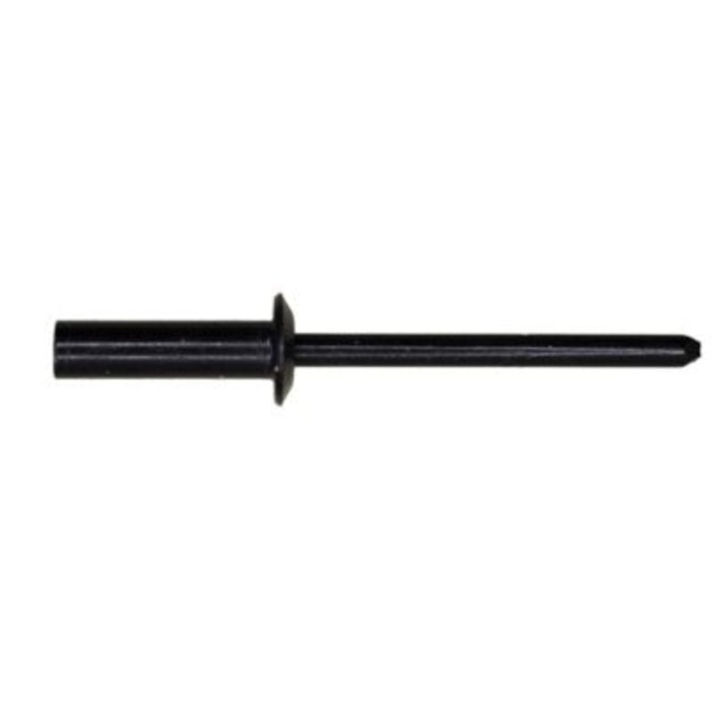 Geno Industries (112) 17410 CLOSED END RIVET 3/16 DIA. 3/8-1/2 GRIP ALUM. BLK. - 25 PK