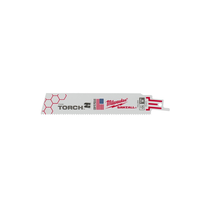 Milwaukee (366) 48-00-5712 6" 10 TPI The Torch SAWZALL Blades (5 Pk)