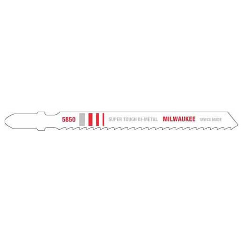 Milwaukee (366) 48-42-5850 4" 8 TPI Bi-Metal Jig Saw Blade (5 PK)