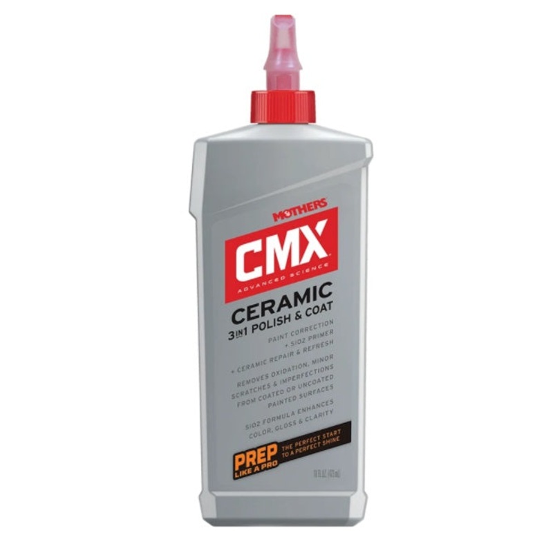 Mothers (177) 01716 CMX Ceramic 3-in-1 Polish & Coat 16OZ / 473ML. ENGLISH ONLY, NOT FOR CONSUMER SALE