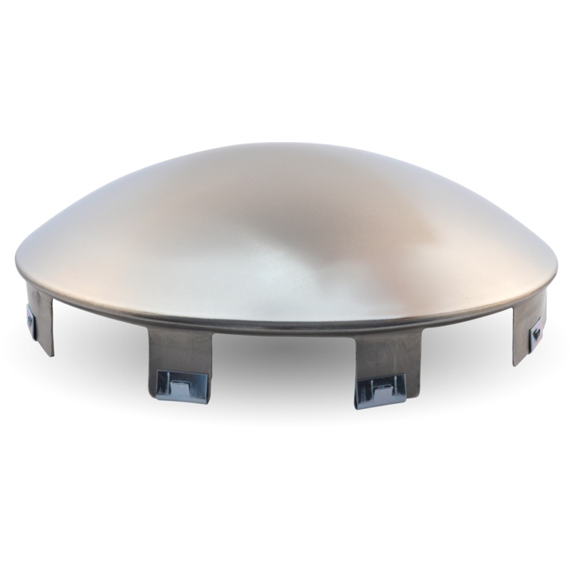 Trux Accessories (737) THUB-6NSS Hubcap - Stainless Steel Front - 6 Notches