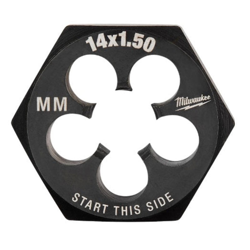 Milwaukee (366) 49-57-5366 M14-1.50 mm 1-7/16" Hex Threading Die