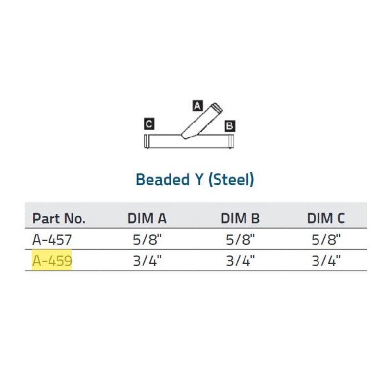 Phillips & Temro (810) A-459 3/4 STEEL WYE