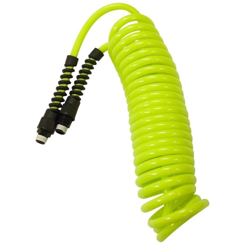 Flexzilla (717) LP1420AFZ-CA Flexzilla 1/4" x 20 FT Polyurethane Recoil Hose, 1/4IN MNPT Fittings