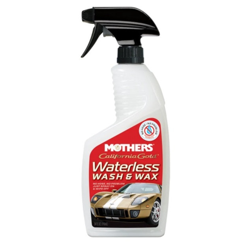 Mothers (177) 05644 California Gold Waterless Wash & Wax 24OZ / 710ML. ENGLISH ONLY, NOT FOR CONSUMER SALE
