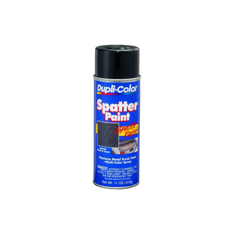 Sherwin Williams (435) CDM109 Dupli-Color Trunk Paint, Black & Aqua, 312 g