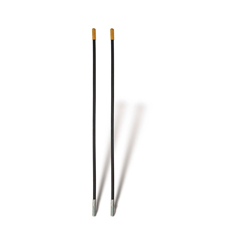 Buyers Products (577) 1308300 SAM 22 Inch Black Flexible Blade Guides With Hardware (1 pair)-Replaces Fisher 7906K