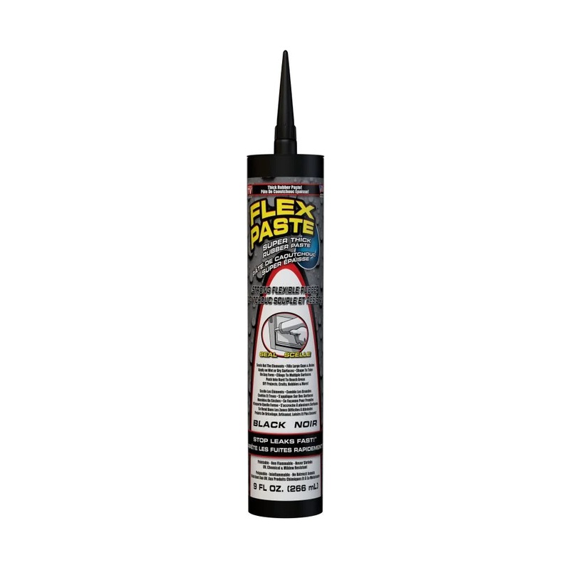 Flex Seal (239) PFSBLKC10 BLACK, 9 fl oz. (266 mL) Flex Paste Super Thick Waterproof Paste