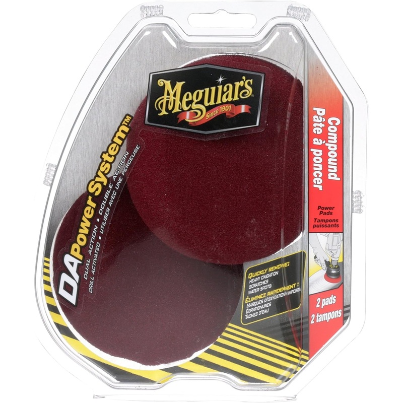 Meguiar's (602) G3507C Meguiar's Dual Action Compound Power Pads, 4-Inch, 2-Pack