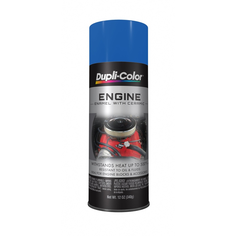 Sherwin Williams (435) CDE1621 Dupli-Color Engine Enamel with Ceramic, Old Ford Blue, 340 g