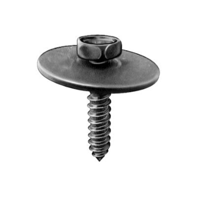 Geno Industries (112) 19278 M4.2-1.41 X 20MM HEX HD SEMS TAP SCREW BLACK - 50PK