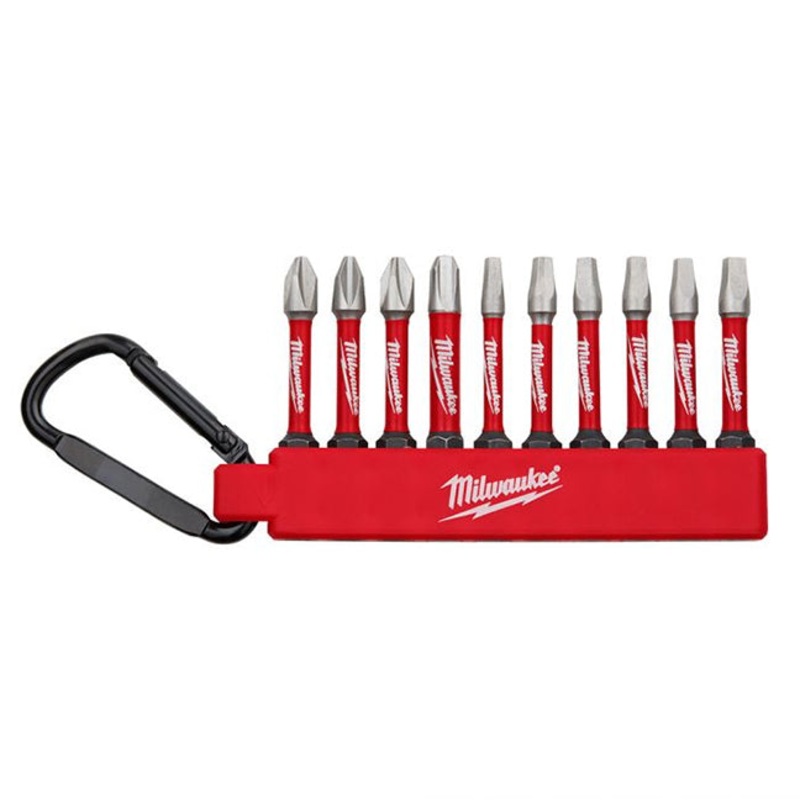 Milwaukee (366) 48-32-4092 SHOCKWAVE PHILLIPS HEAD/ SQUARE CARABINER SET