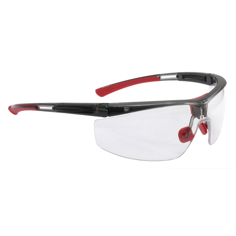 North Safety (399) T5900LTK UVEX by Honeywell T5900LTK North Adaptec Series Safety Eyewear Regular Black Frame Clear Lens, Uvextra Anti-Fog Coating.