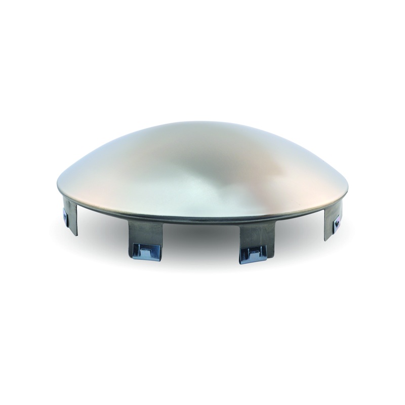 Trux Accessories (737) THUB-5NSS Hubcap - Stainless Steel Front - 5 Notches