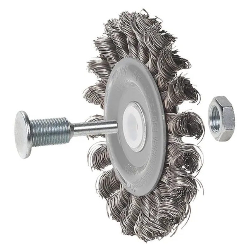Walter (365) 09C303 ALLSTEEL 3" X 1/2" KNOT TWIST WHEEL