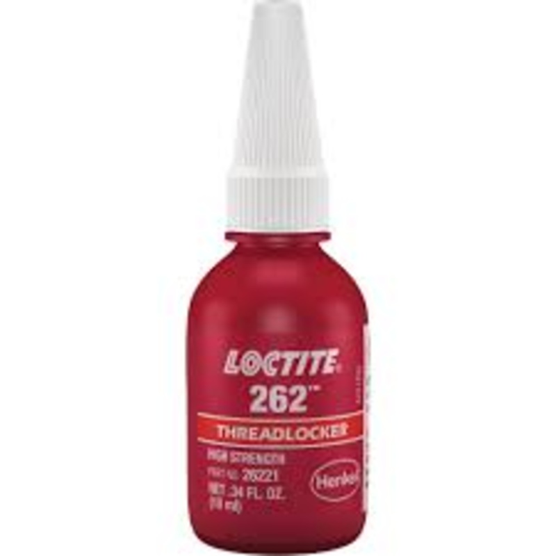 Loctite (123) 231926 (26221) 262 THREADLOCKER HIGH STRENGTH 10 ML BOTTLE.