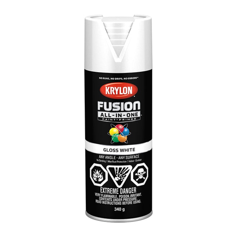 Sherwin Williams (435) 42727 Krylon Fusion All-In-One, Gloss, White, 340 g