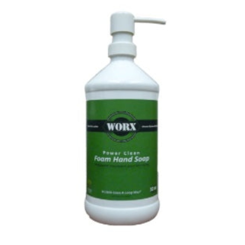 Worx Environmental Products (487) 48-0432 Worx Power Clean Foam Hand Soap - 32 oz. (945 ml.)