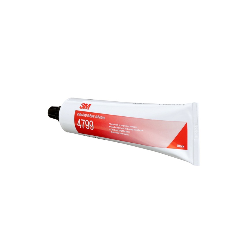 3M (815) 4799-TUBE 3M Scotch-Weld Industrial Adhesive, 4799, black, 5 oz (147.8 mL), Colour: Black, 3M Stock No. 7000000926