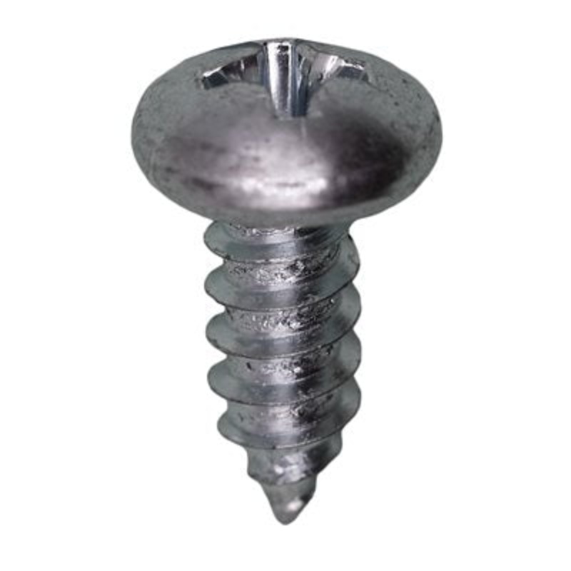 Geno Industries (112) 1943 PHILLIPS PAN HEAD TAP SCREW No.10 X 1/2 ZINC - 100PK