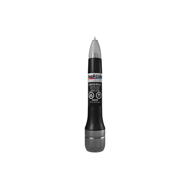 Sherwin Williams (435) CASF0100 Dupli-Color Scratch Fix All-in-1 Exact Match Automotive Touch-Up Paint, Universal Black, 7.39 mL