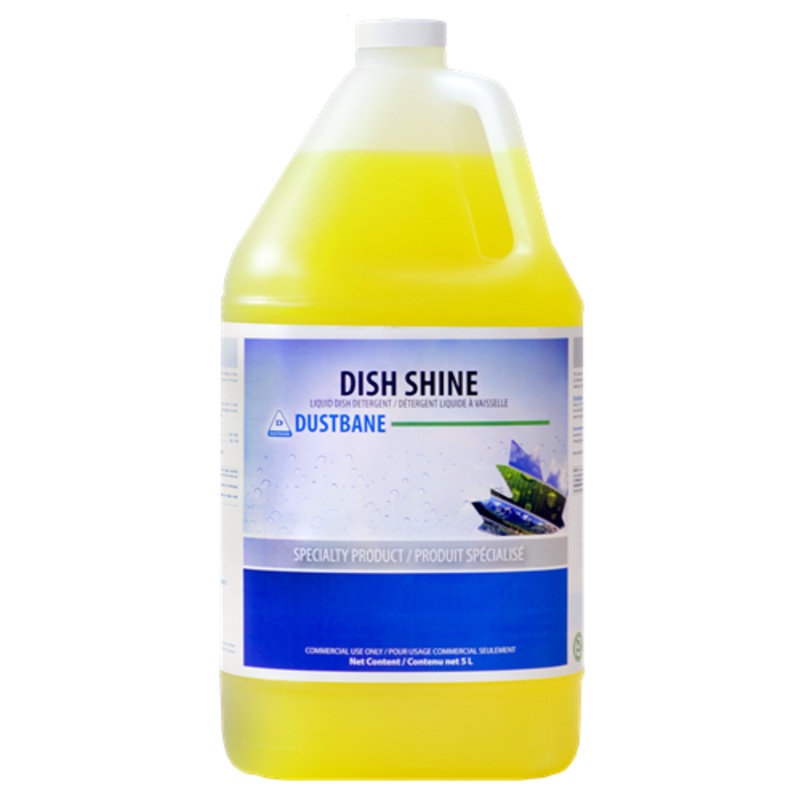 Dustbane (249) 55064 Dish Shine Liquid Dish Detergent, 5L