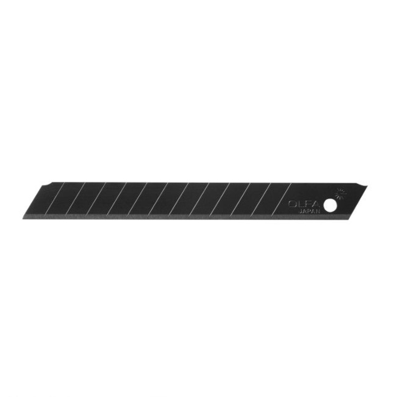Olfa (280) 9149 9mm black ultra-sharp snap-off Blades, 50 pack (ABB-50B)