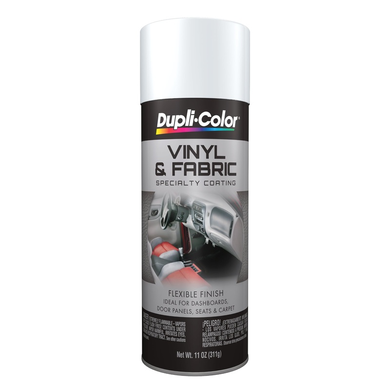 Sherwin Williams (435) CHVP10500 Dupli-Color Vinyl & Fabric Coating, Gloss, White, 312 g