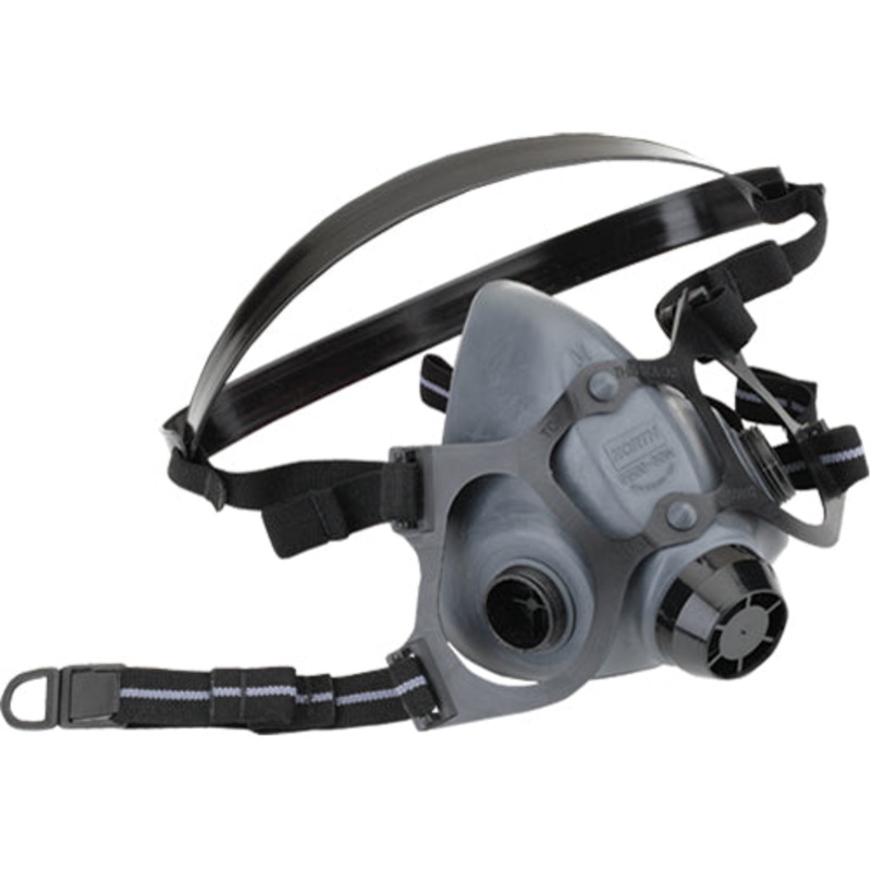 North Safety (399) 550030S North 5500 half mask elastomeric with dual cartridge connectors for N series. Size small.