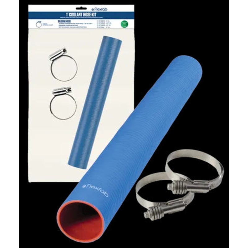 Flexfab (237) KIT3004D 3000 BLUE COOLANT HOSE KIT, 3 ID, 12 IN