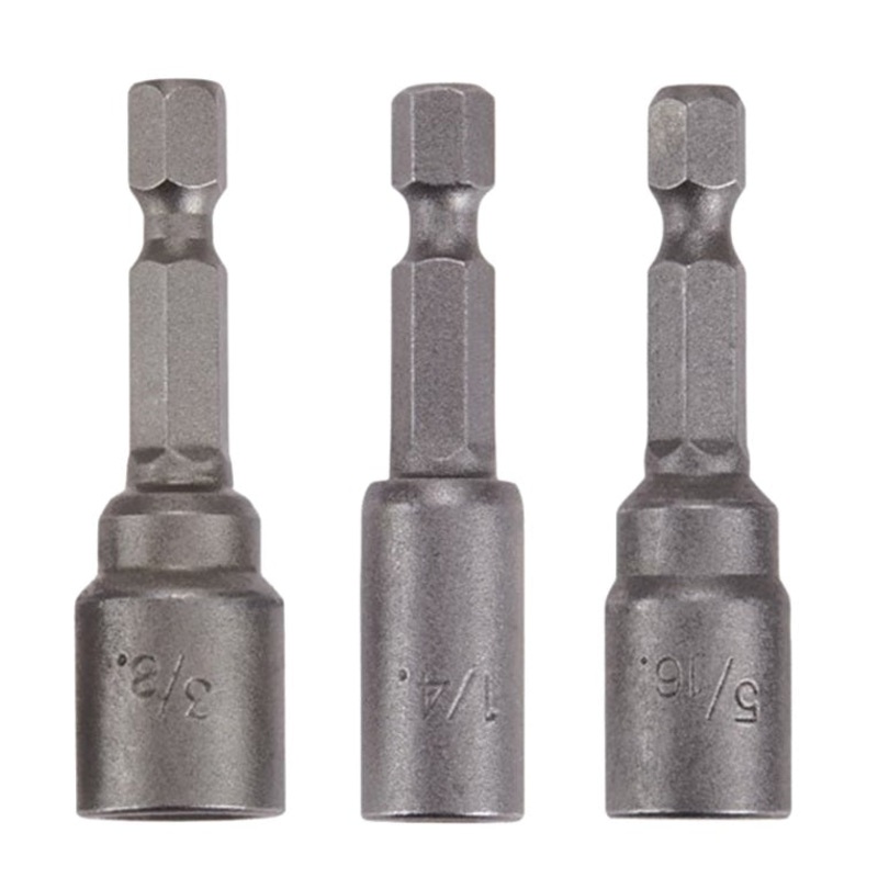 Irwin (928) IWAF242-3 1-7/8IN MAGNETIC NUT DR SET - 3 PACK