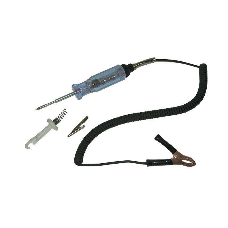 Lisle (371) 28640 Heavy Duty Tester Signals With A Light And Buzzer. The tester kit tests low volt