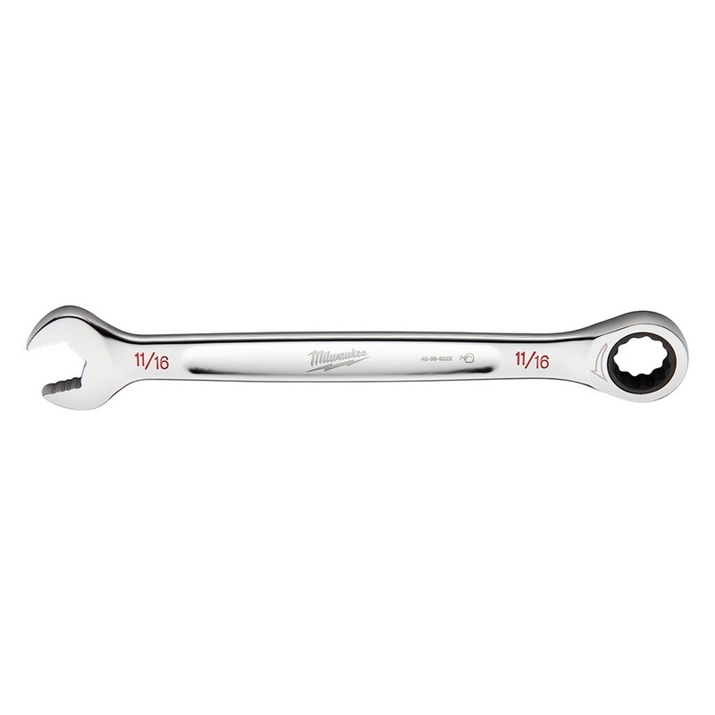 Milwaukee (366) 45-96-9222 11/16 SAE RATCHETING COMBO WRENCH