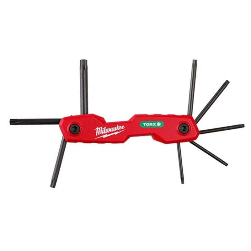 Milwaukee (366) 48-22-2184 8-KEY FOLDING HEX KEY SET - TORX