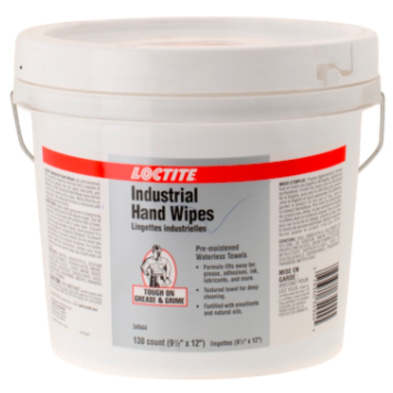 Loctite (123) 337638 (34944) SF 7617 INDUSTRIAL HAND WIPES 130 COUNT PER TUB