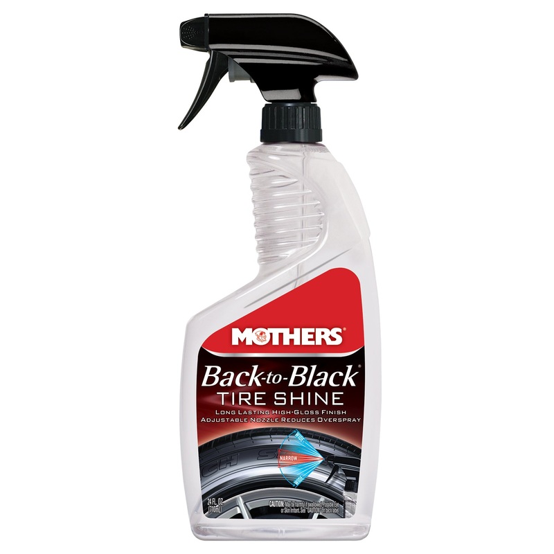 Mothers (177) 36924 BACK-TO-BLACK TIRE SHINE 24OZ.