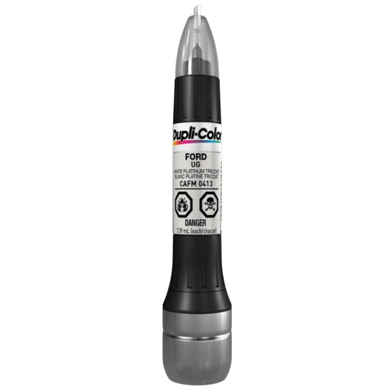 Sherwin Williams (435) CAFM04130 Dupli-Color Scratch Fix All-in-1 Exact Match Automotive Touch-Up Paint, White Platinum Tricoat, 7.39 mL
