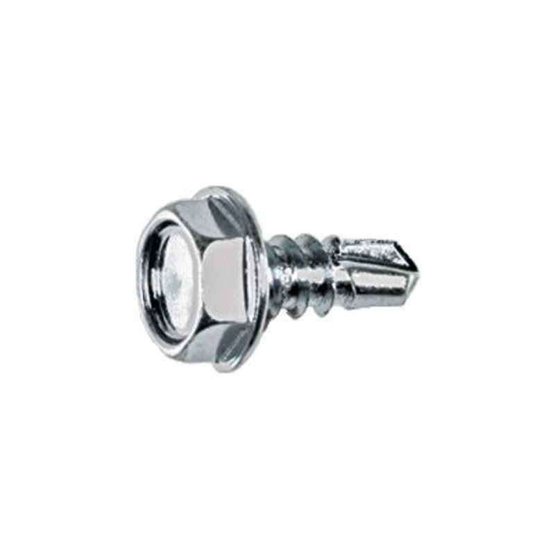 Geno Industries (112) 9613 No.10 X 1/2 HEX WASHER HEAD TEKS T.SZINC - 100PK
