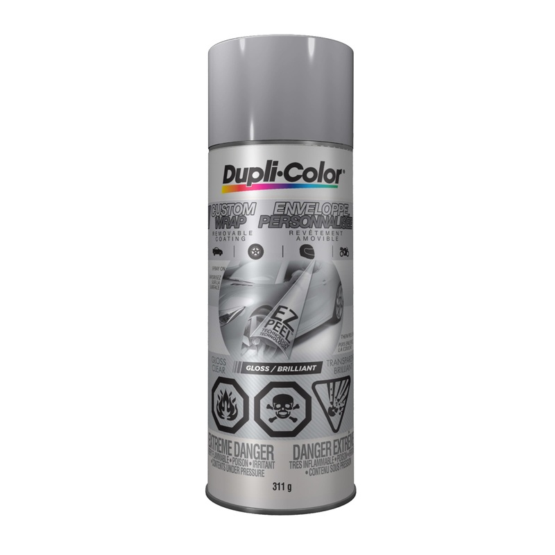 Sherwin Williams (435) CCWRC901 Dupli-Color Custom Wrap Removable Coating, Gloss, Clear, 396 g