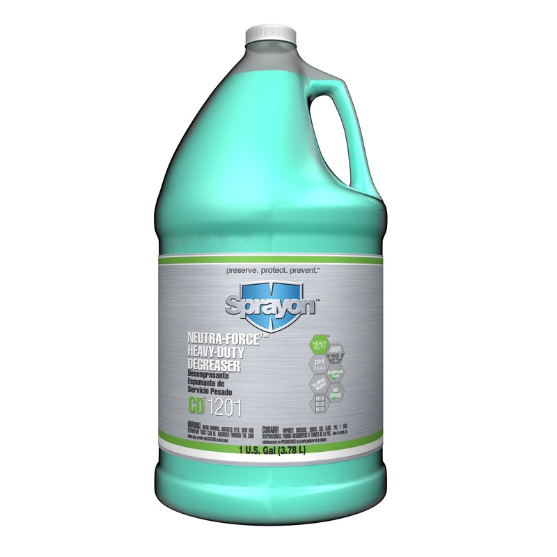 Sherwin Williams (435) SC1201010 Sprayon CD1201 Neutra-Force Heavy-Duty Degreaser, 1 Gallon