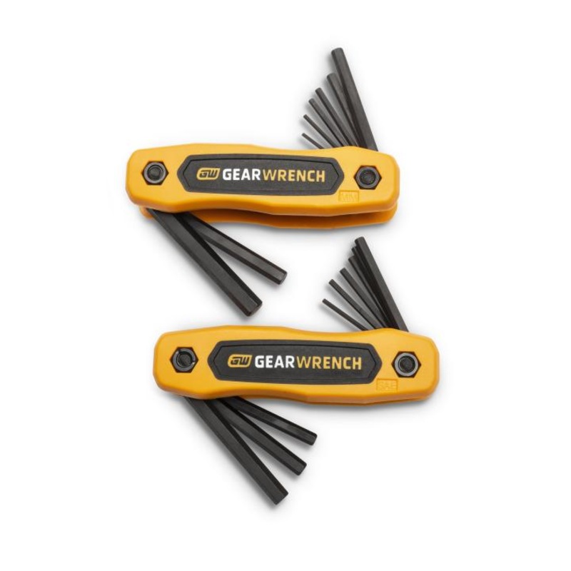 Apex Tool (442) 83510 17 Piece SAE/Metric Folding Hex Key Set