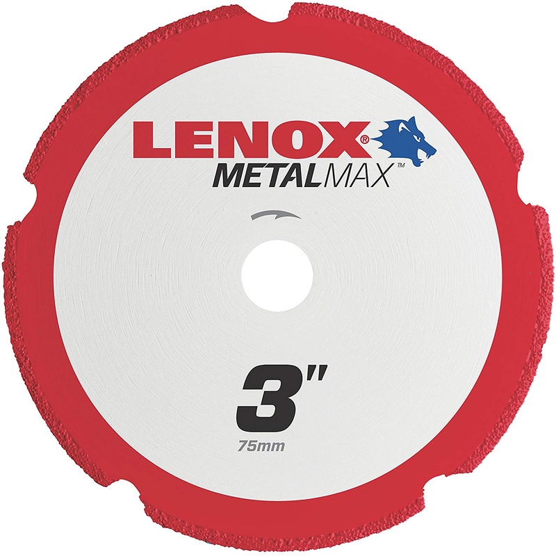 Lenox (135) 1972918 Lenox METALMAX Diamond Edge Cutoff Wheel, 3" X 3/8"