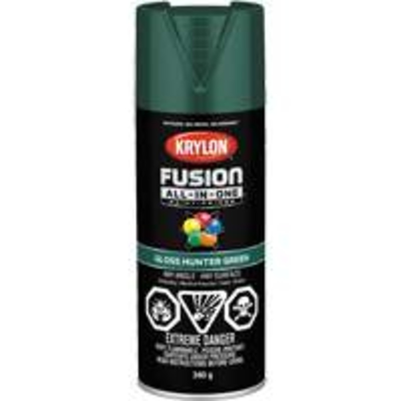 Sherwin Williams (435) 42789 Krylon Fusion All-In-One, Gloss, Hunter Green, 340 g